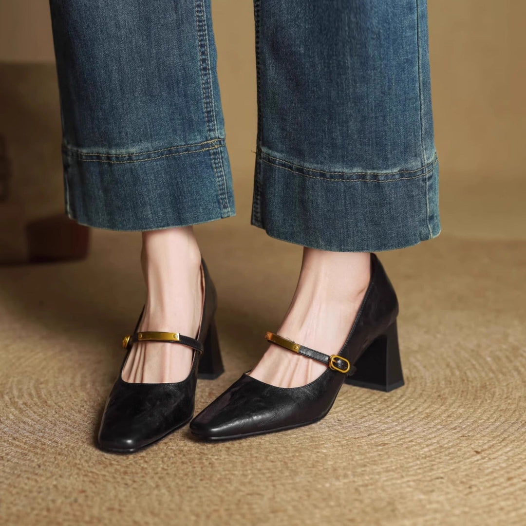 Lize | Elegante Pumps met Enkelbandje