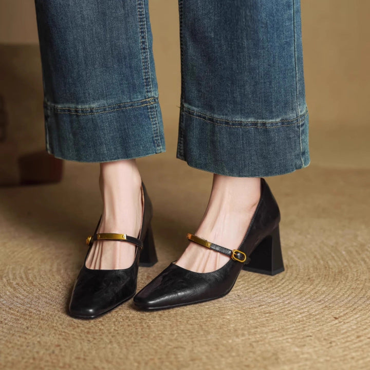 Lize | Elegante Pumps met Enkelbandje