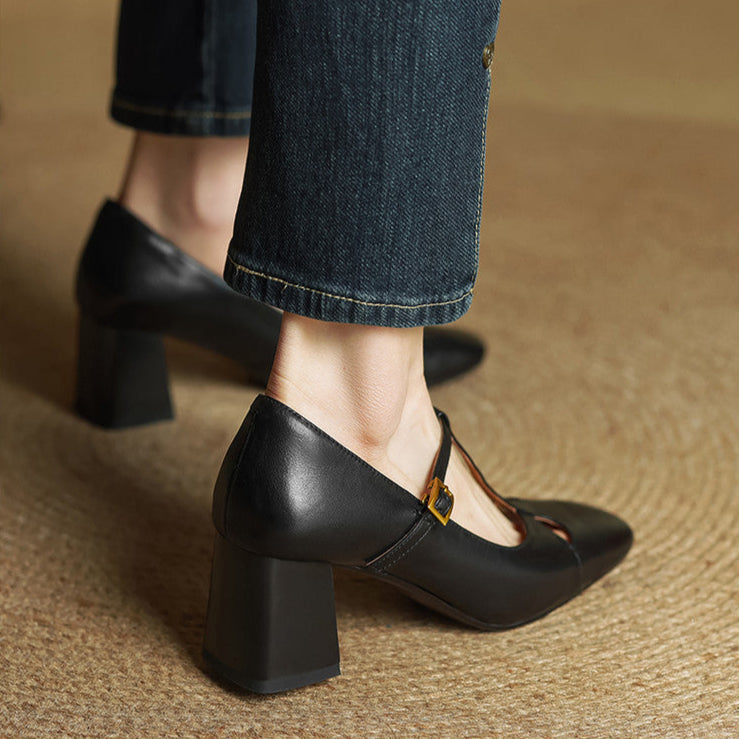 Berber | Elegante T-band Pumps
