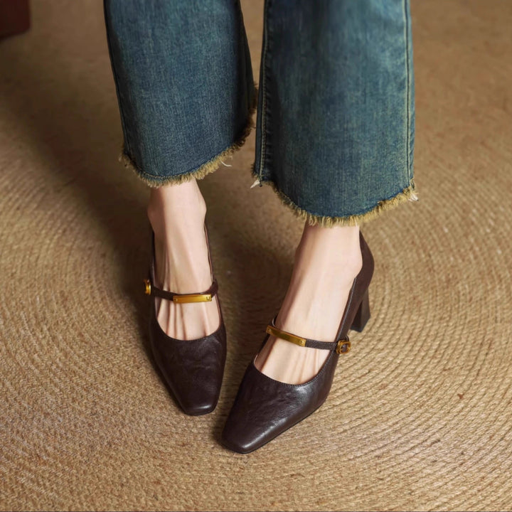 Lize | Elegante Pumps met Enkelbandje