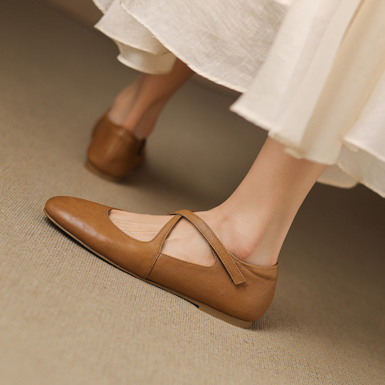 Fiene | Verfijnde Gekruiste Ballerina's