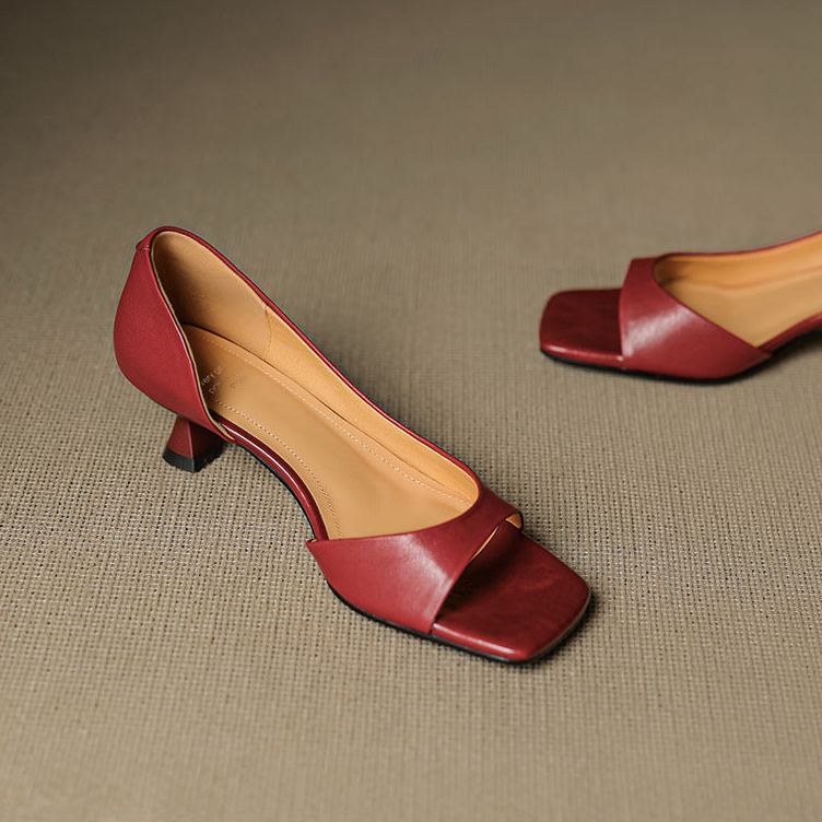 Laurien | Elegante Open-Teen Pumps