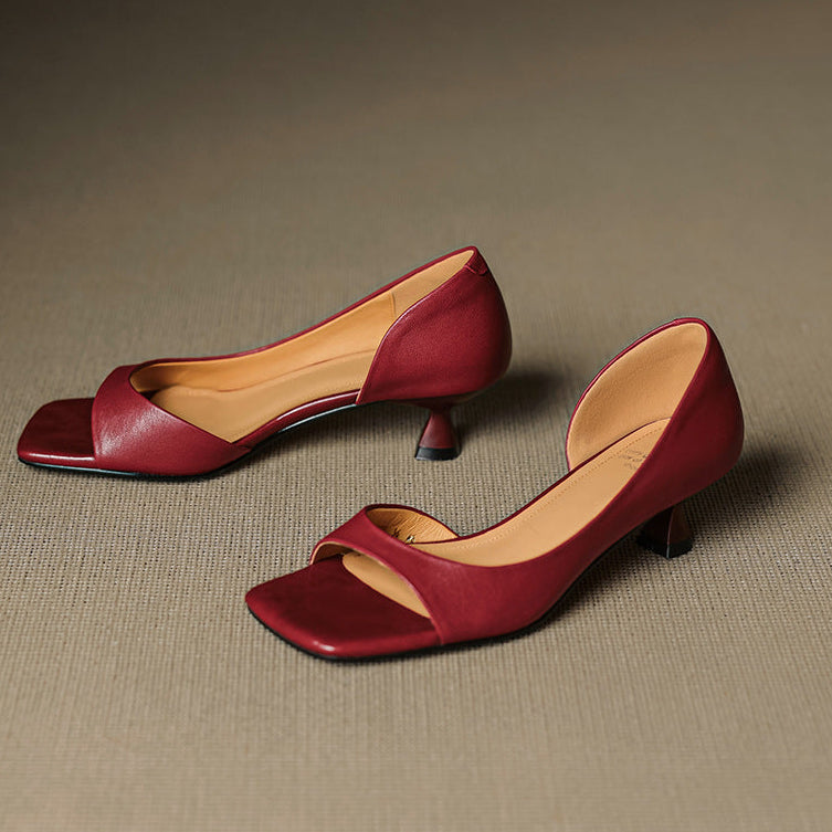 Laurien | Elegante Open-Teen Pumps