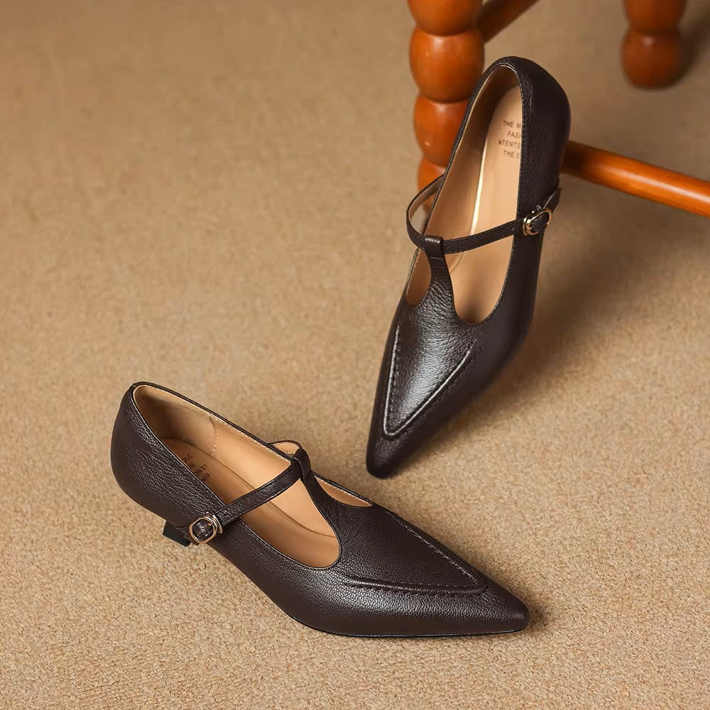 Berendina | Verfijnde Pumps met Enkelbandje