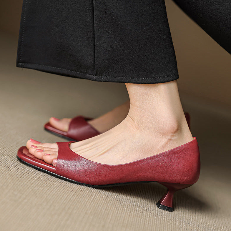 Laurien | Elegante Open-Teen Pumps