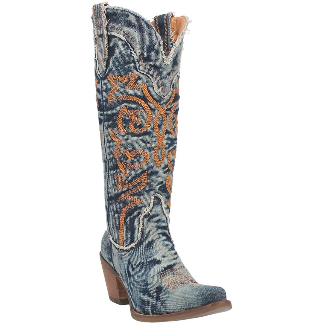 Eva | Western Cowboylaarzen met Sierstiksel
