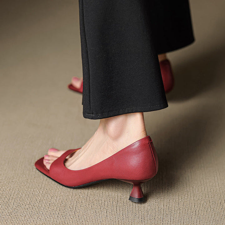Laurien | Elegante Open-Teen Pumps