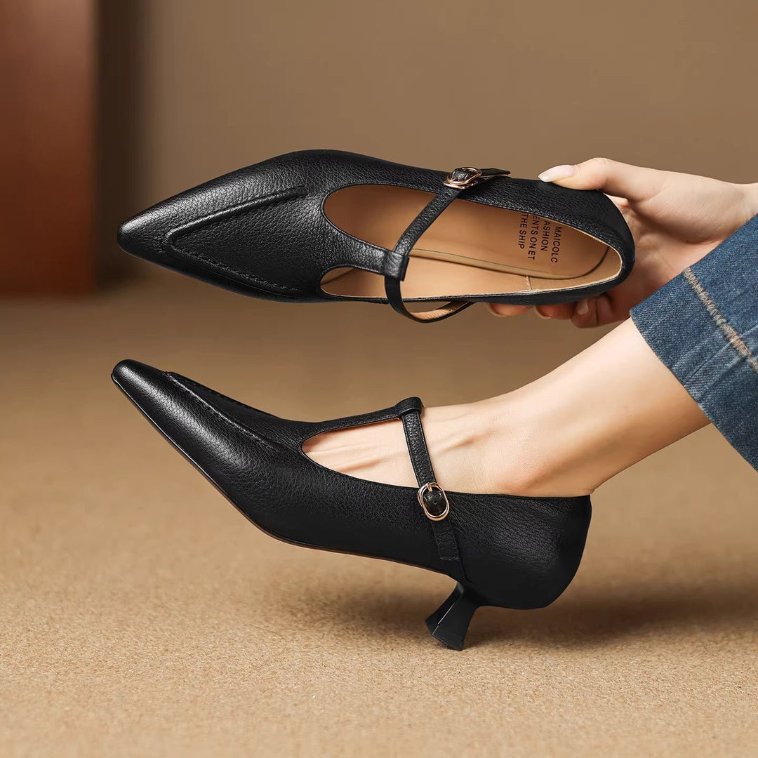 Berendina | Verfijnde Pumps met Enkelbandje