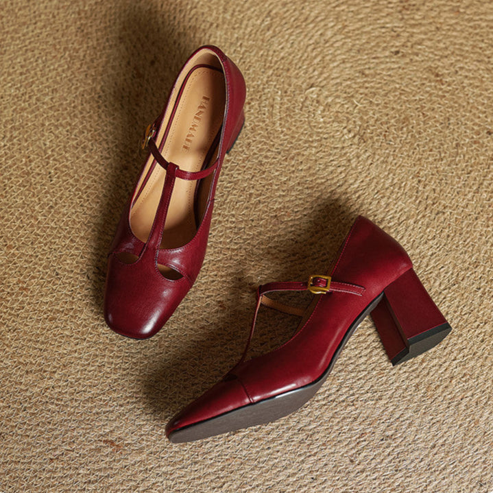 Berber | Elegante T-band Pumps