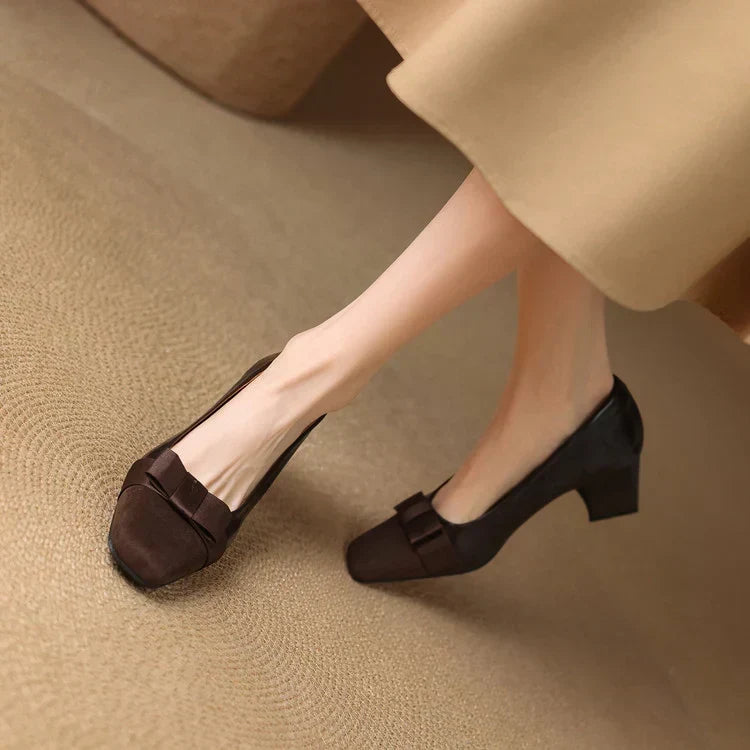 Aukje | Elegante Pumps met Blokhak