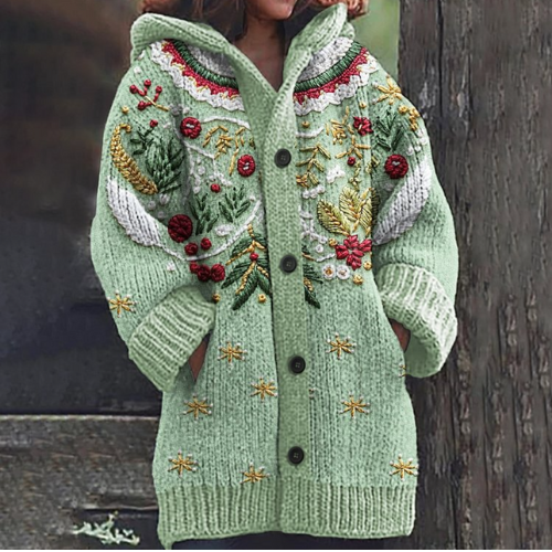 Yfke | Sfeervol Winters Vest met Capuchon