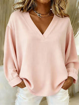 Sytske | Verfijnde V-hals Blouse