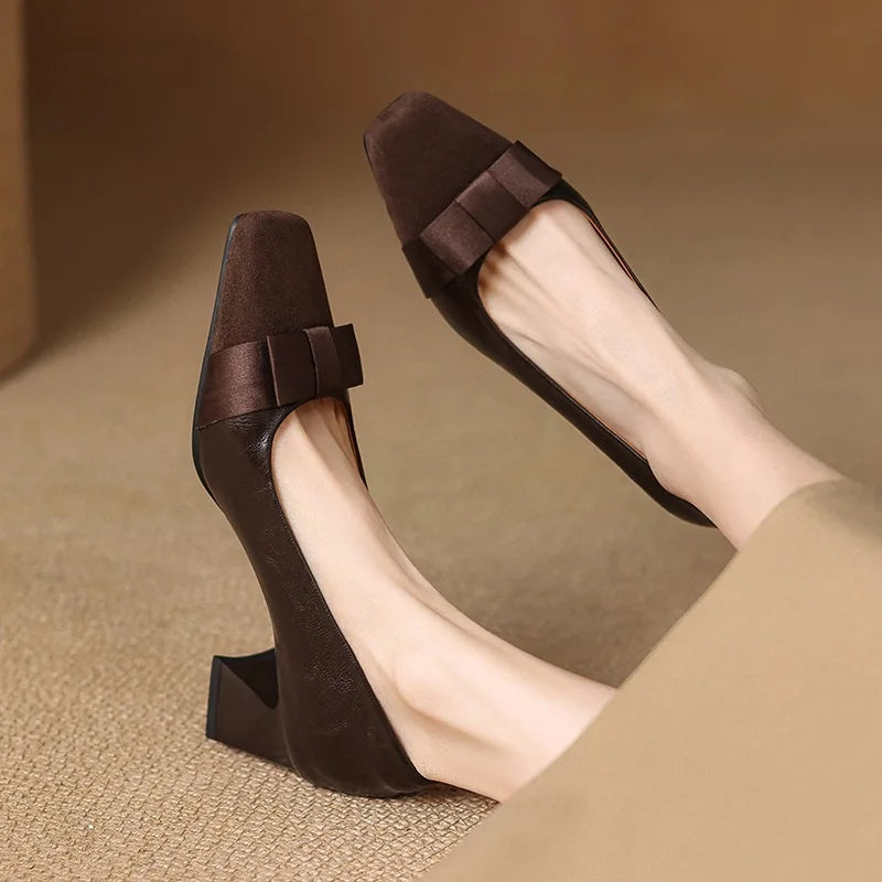 Aukje | Elegante Pumps met Blokhak