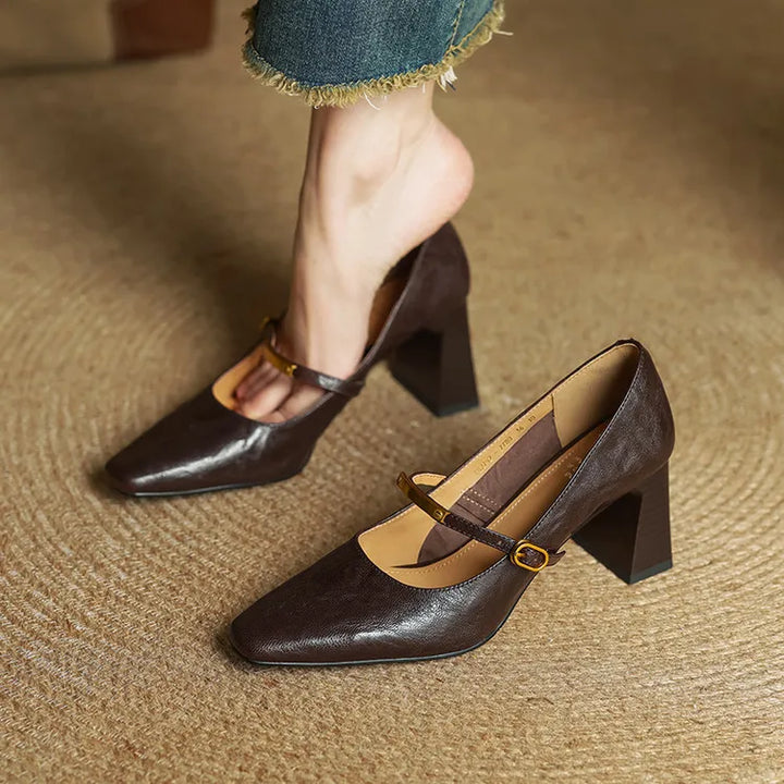 Lize | Elegante Pumps met Enkelbandje