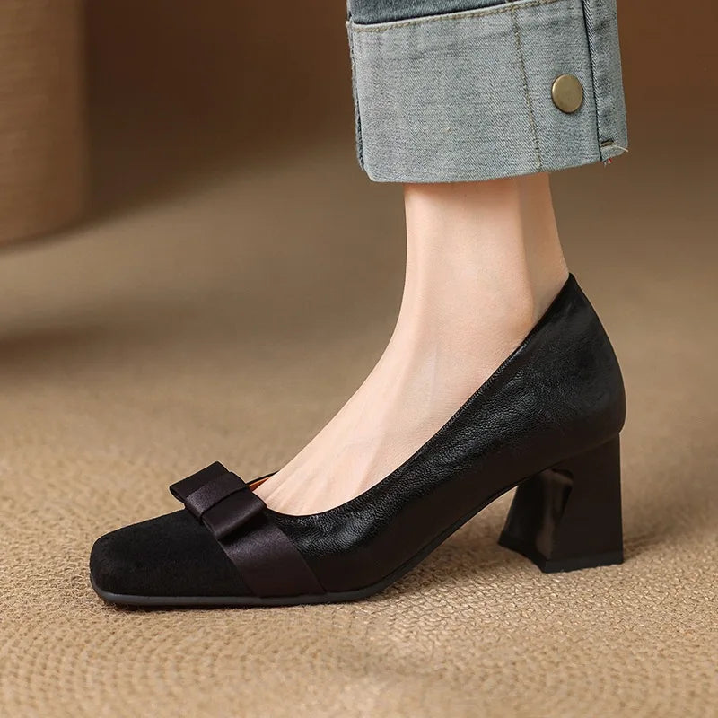 Aukje | Elegante Pumps met Blokhak