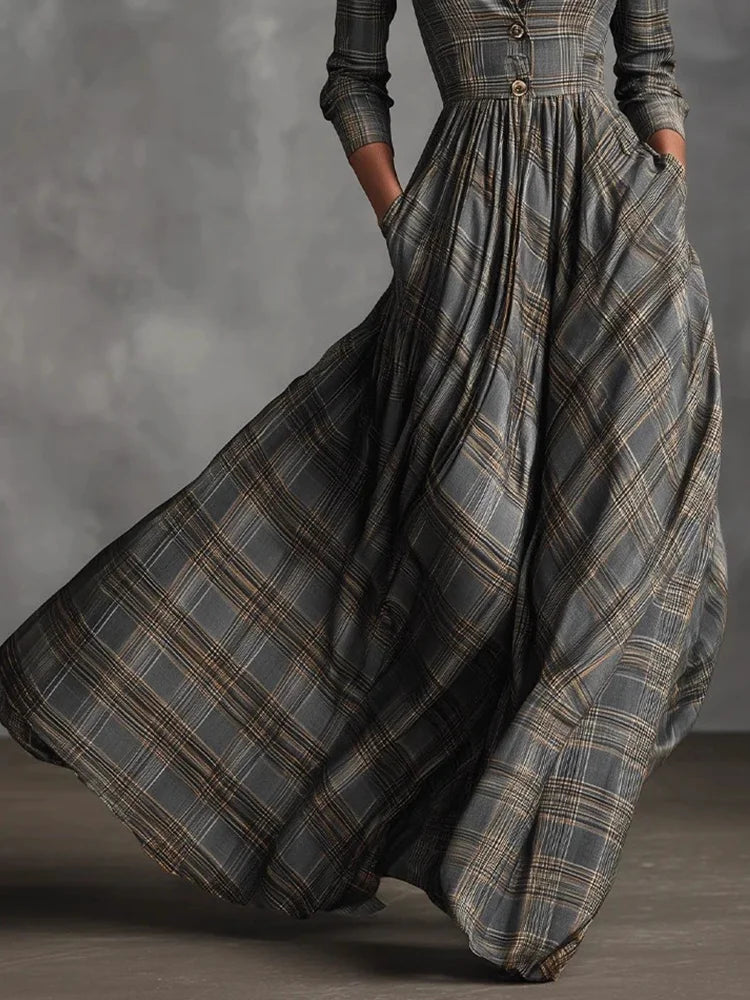 Jasmijn | Elegante Getailleerde Maxi-jurk