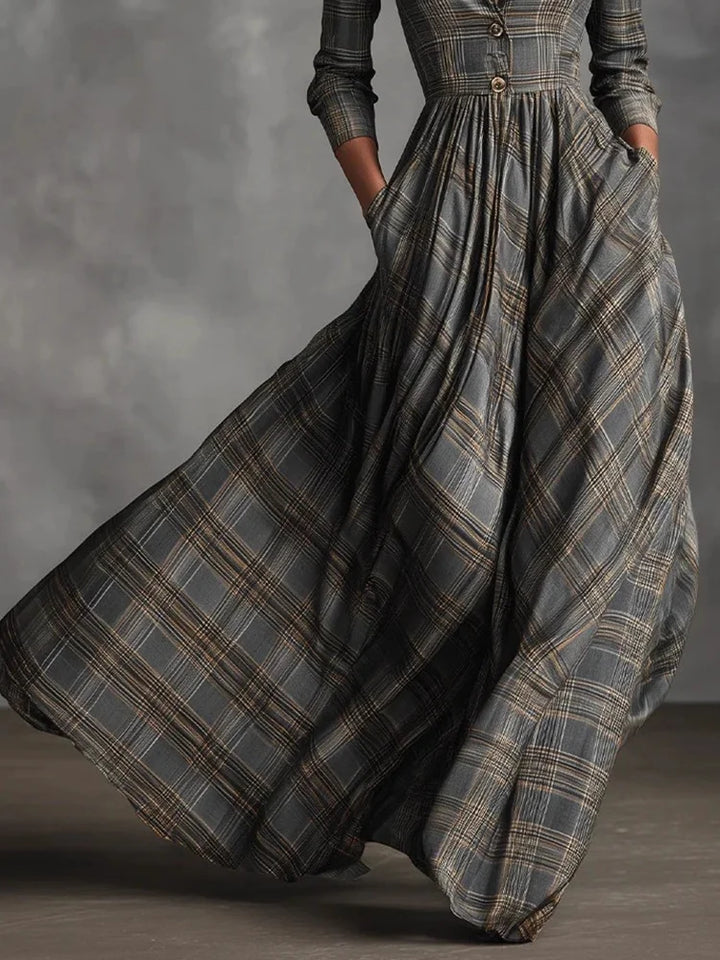 Jasmijn | Elegante Getailleerde Maxi-jurk