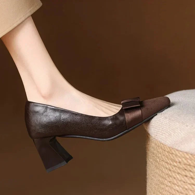 Aukje | Elegante Pumps met Blokhak