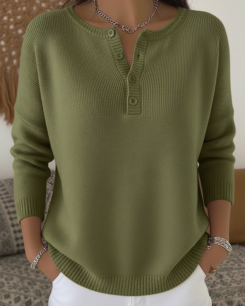 Judith | Verfijnde Henley-Trui
