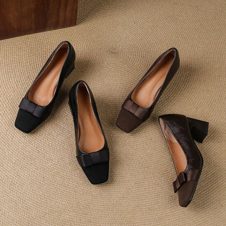 Aukje | Elegante Pumps met Blokhak