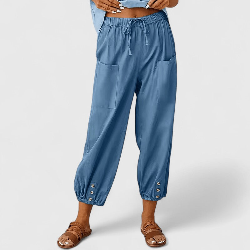 Simone | Comfortabele Wijde Broek