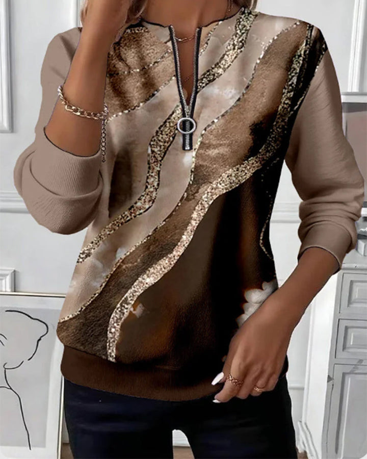 Elsbeth | Elegante Top met Ritssluiting