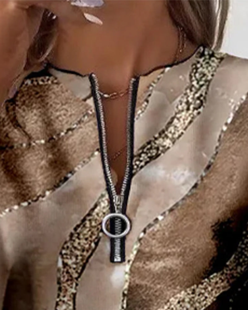 Elsbeth | Elegante Top met Ritssluiting