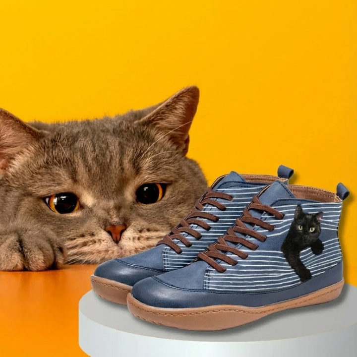 Guusje | Comfortabele Hoge Sneakers
