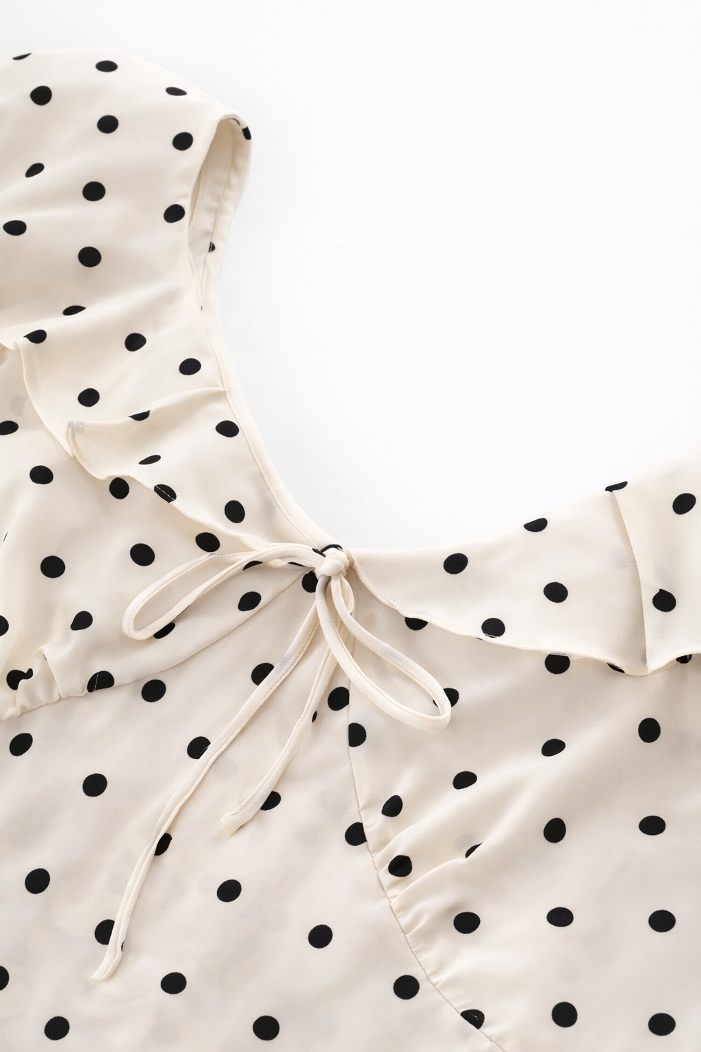 Ingrid | Elegante Stippen Midi-jurk