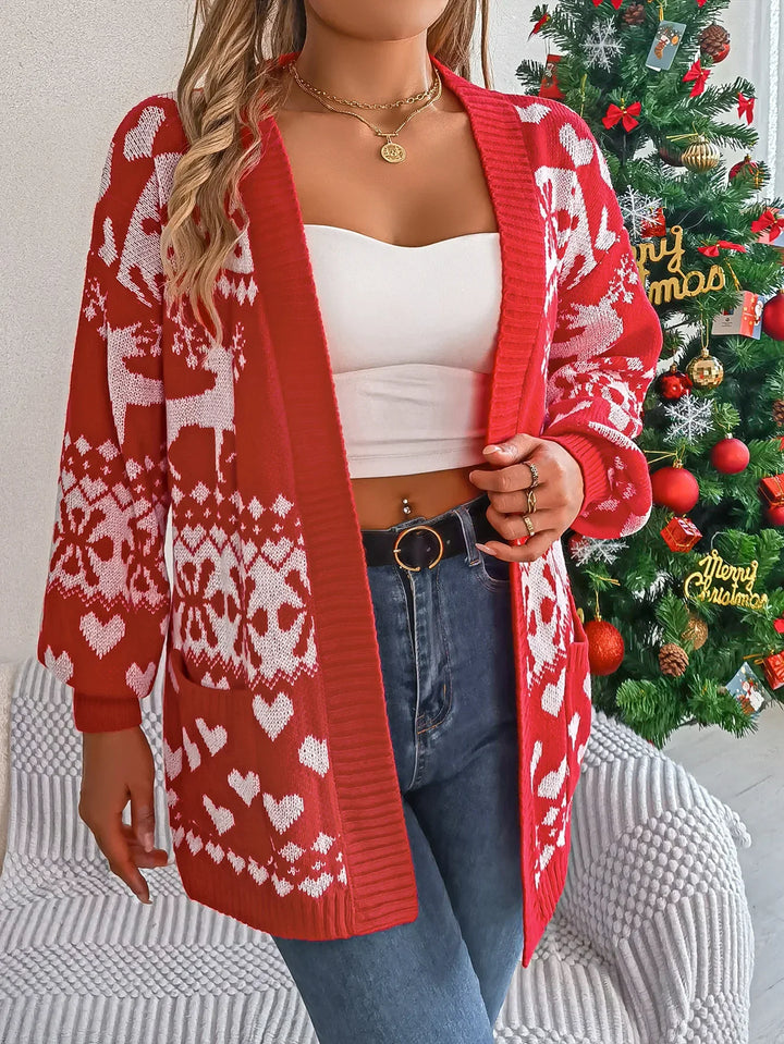 Aaltje | Christmas Vest met Winterdessin