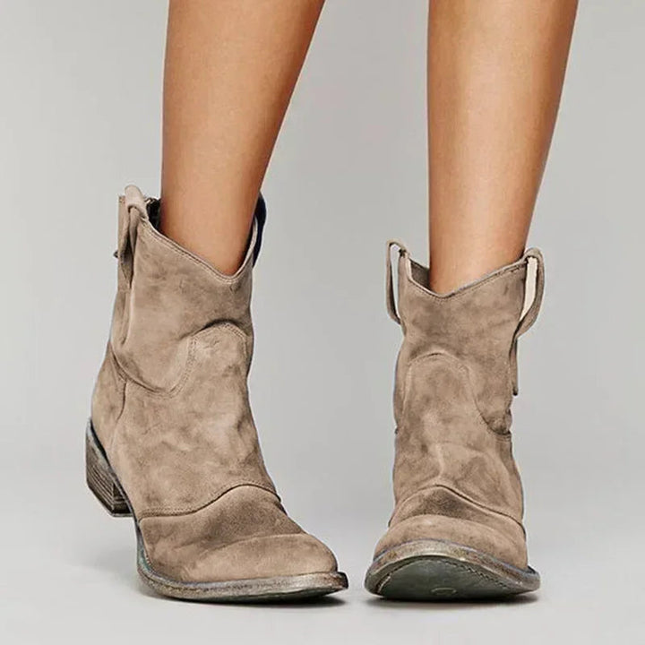 Anouk | Comfortabele Western Enkellaarsjes