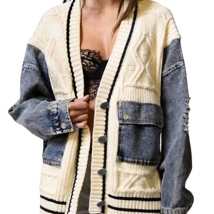 Rozalie | Losvallend Gebreid Vest
