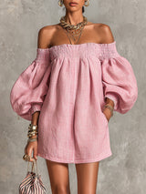 Noortje | Luchtige Off-shoulder Jurk