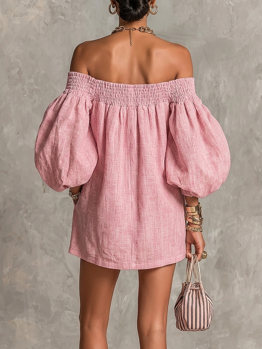 Noortje | Luchtige Off-shoulder Jurk