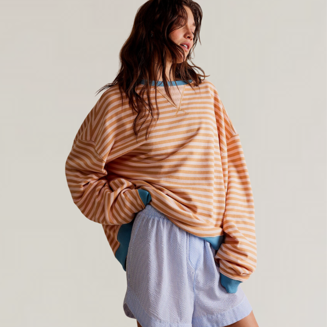 Caroline | Gestreepte Oversized Trui