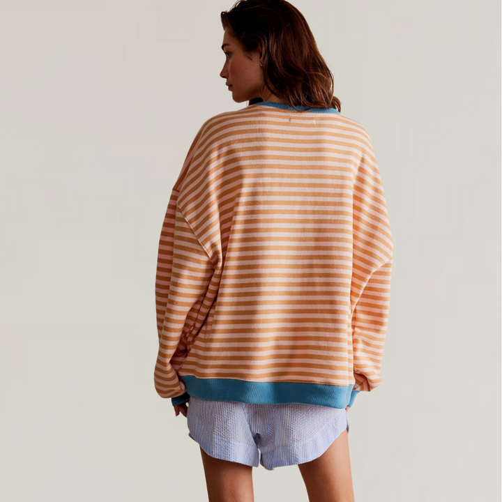 Caroline | Gestreepte Oversized Trui