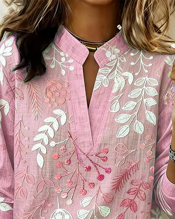 Annechien | Blouse met Botanische Print