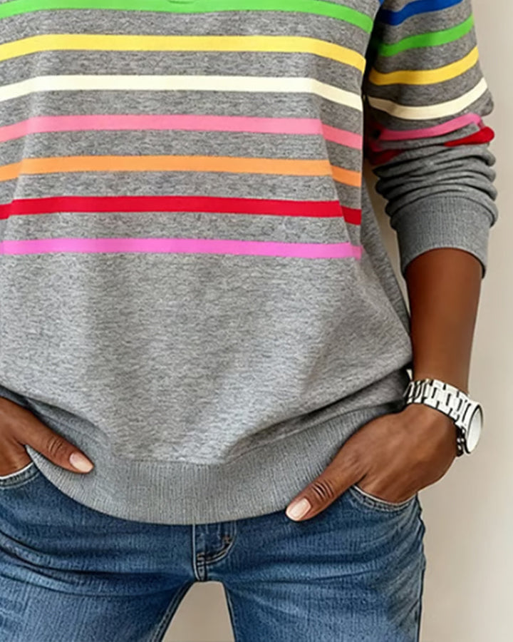 Marloeke | Sportieve Sweater met Ritskraag