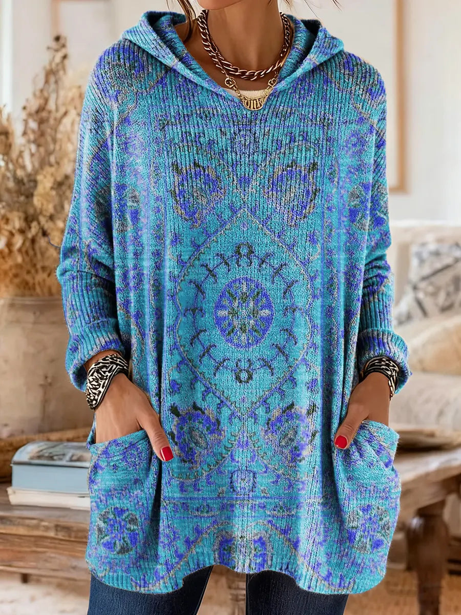 Julia | Gebreide Tuniek met Capuchon