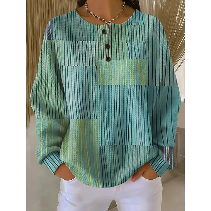 Fien | Artistieke Print Trui