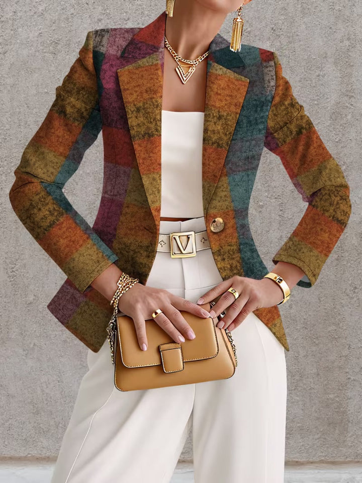Trees | Herfstse Ruit Blazer