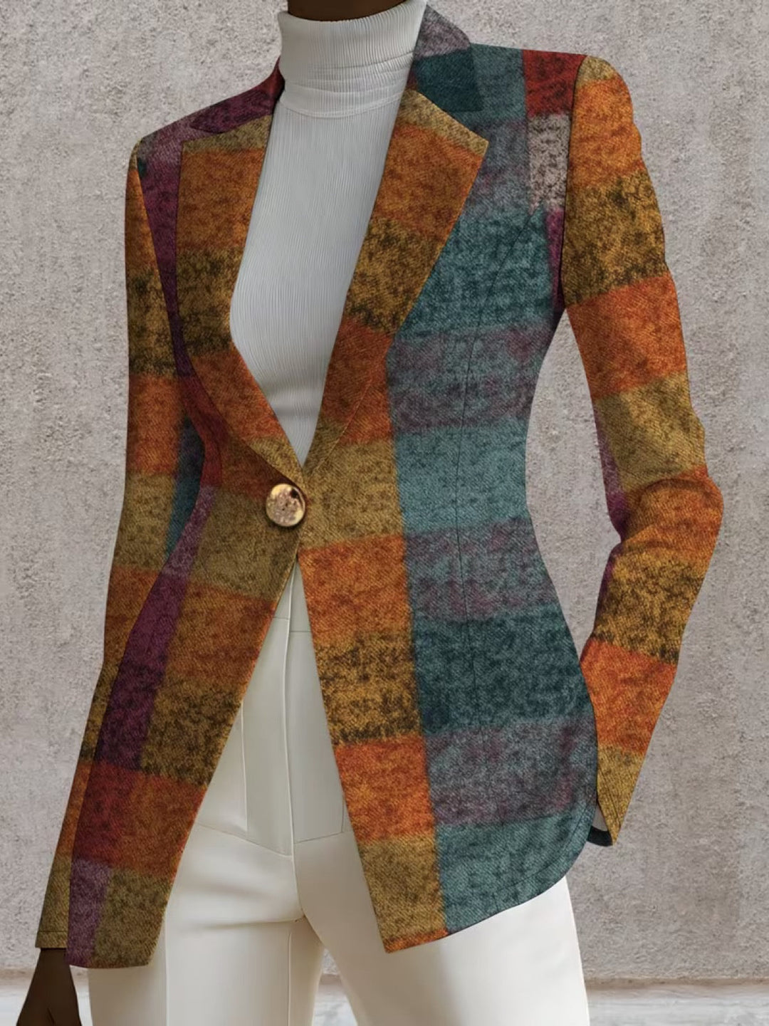 Trees | Herfstse Ruit Blazer
