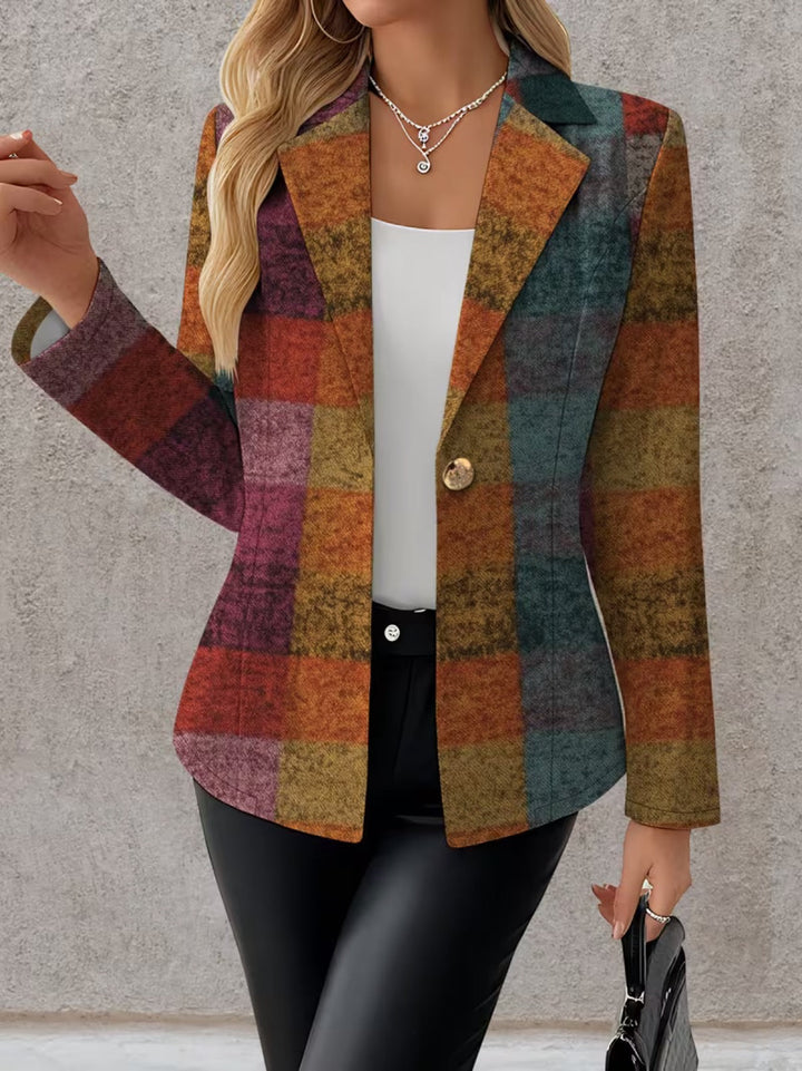 Trees | Herfstse Ruit Blazer
