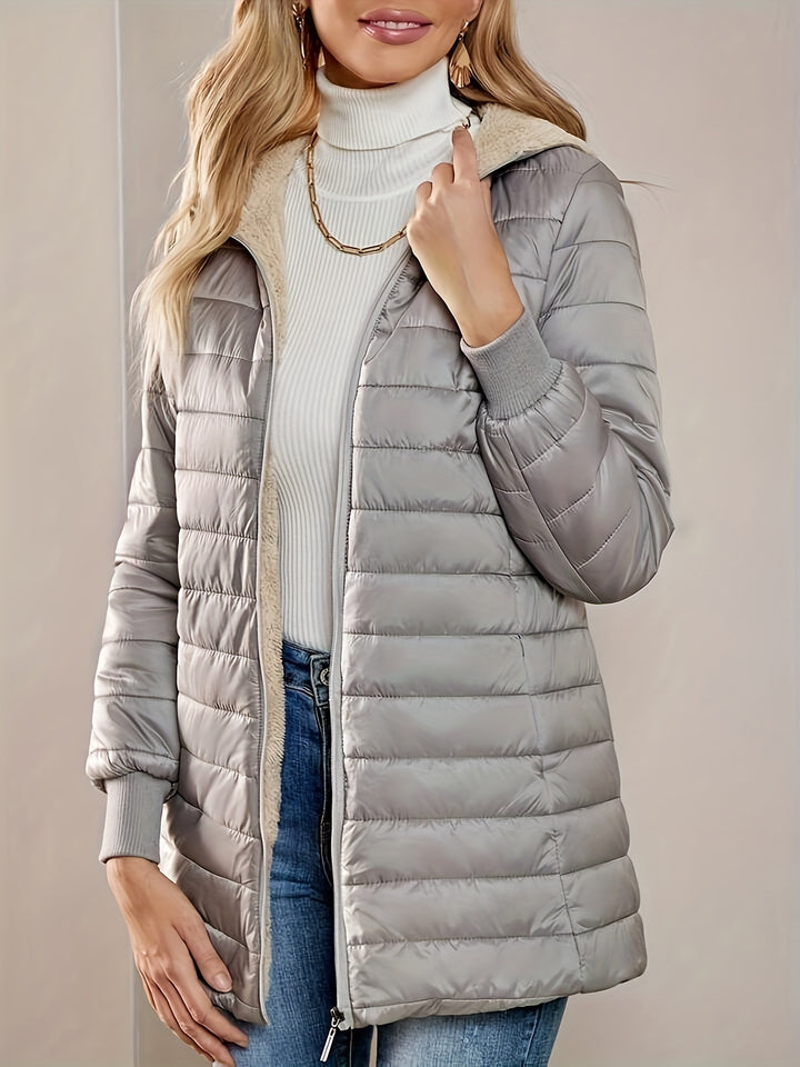 Marja | Gevoerde Lange Rits-Jas