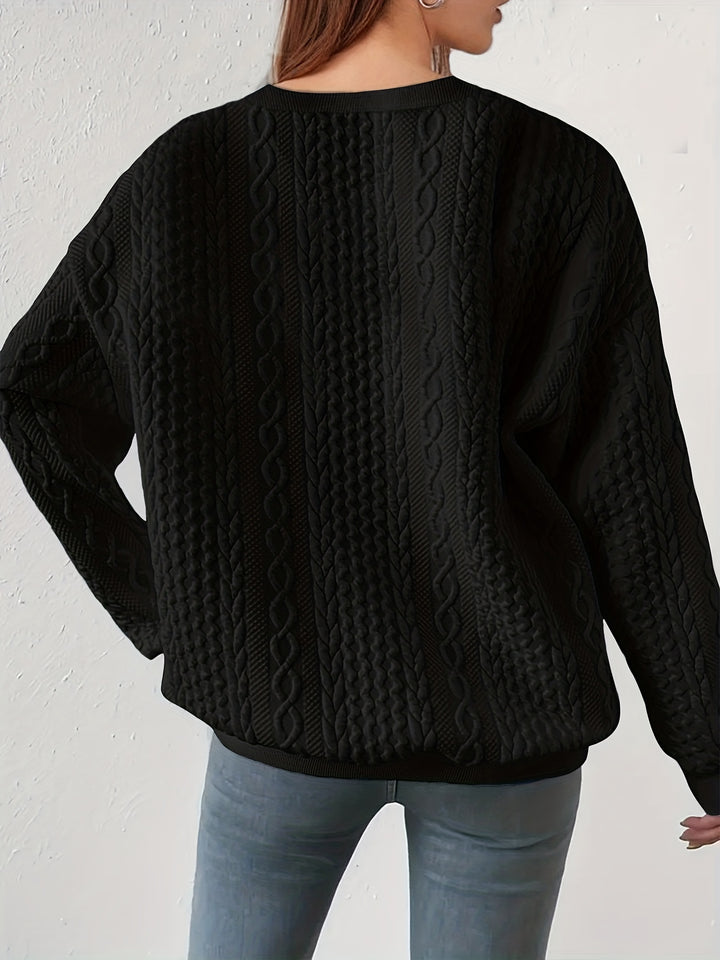 Theresia | Zacht Getextureerde Sweater