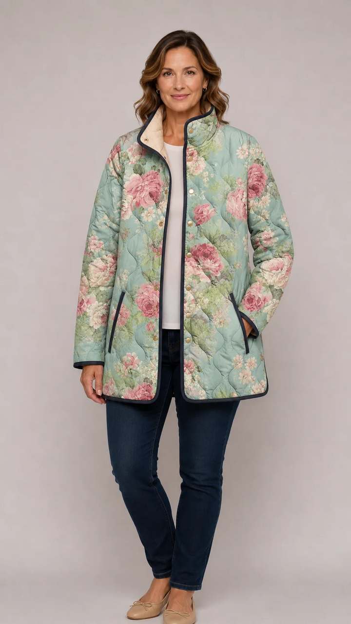 Coba | Gewatteerde Bloemenjas