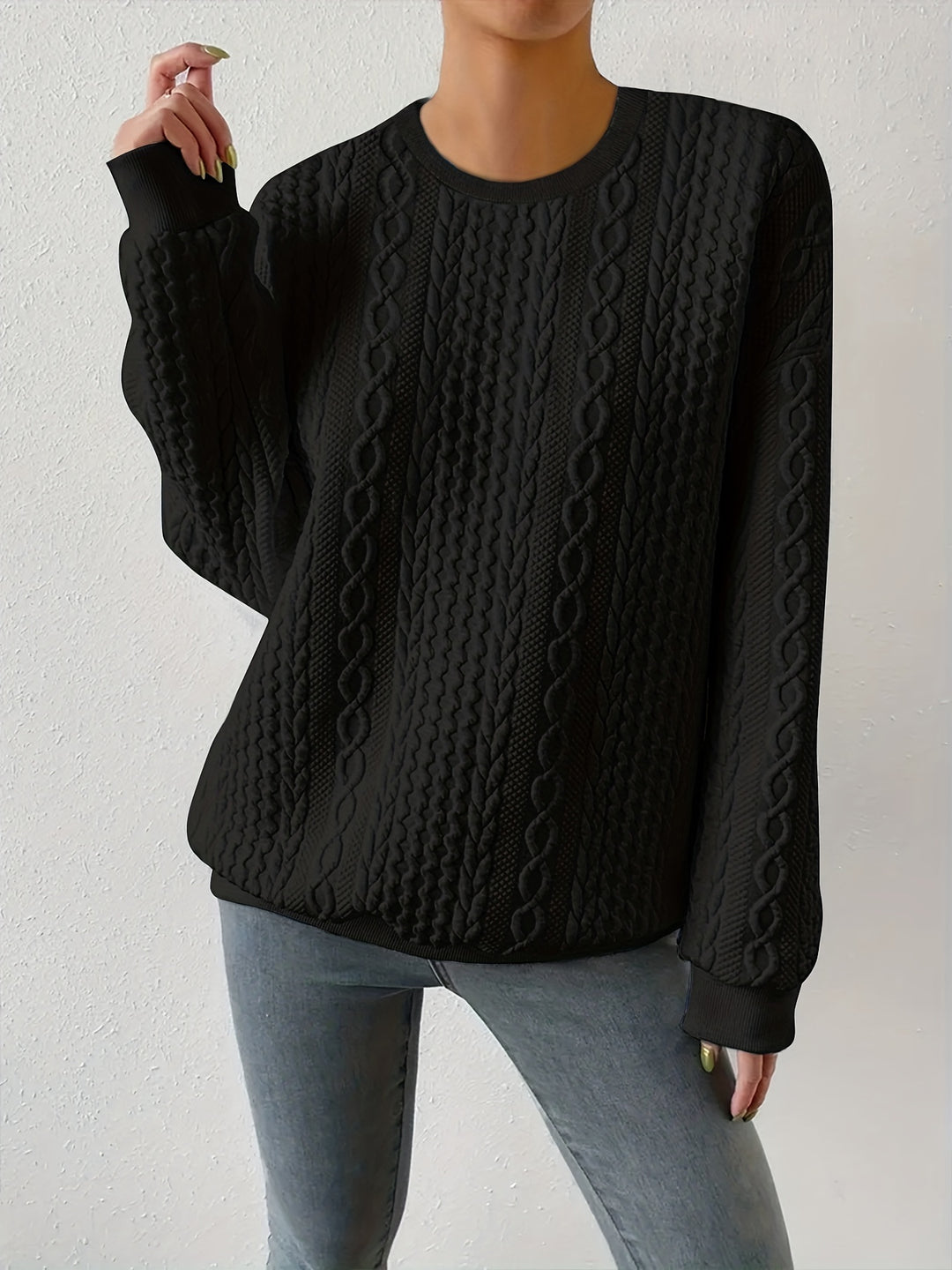 Theresia | Zacht Getextureerde Sweater