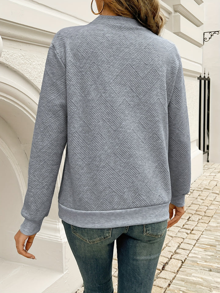 Noortje | Elegante Trui met Asymmetrische Kraag