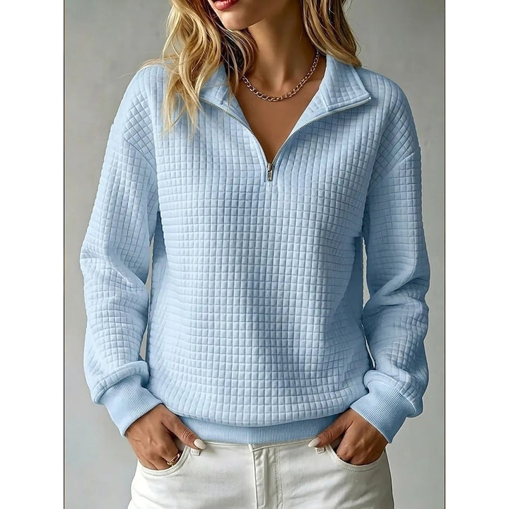 Inge | Verfijnde Half-Zip Sweater