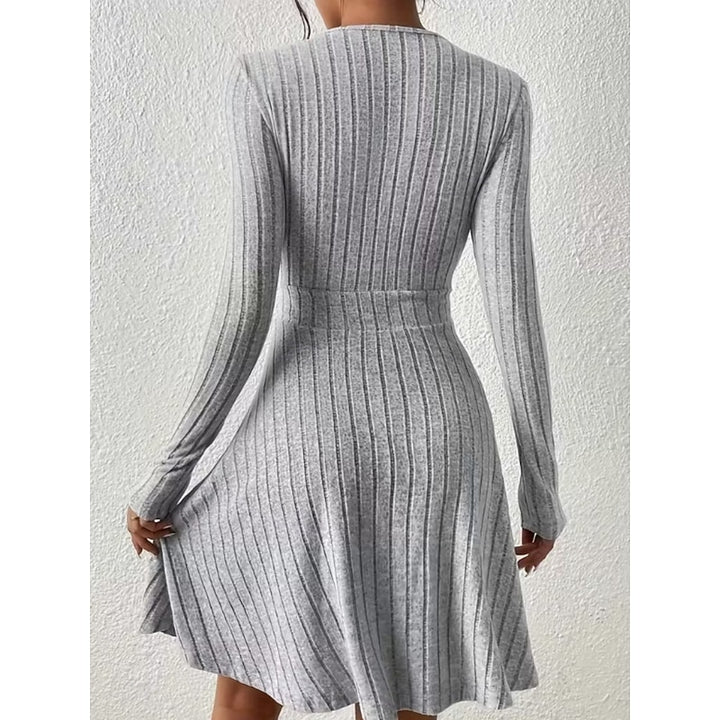Lotte | Elegante Geribde Jurk